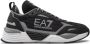 Emporio Armani EA7 Zwarte Sneakers Gedrukt Logo Ronde Neus Black Heren - Thumbnail 2