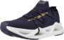 Emporio Armani EA7 Blauwe Infinity Sneaker met Gouden Logo Blue Heren - Thumbnail 2