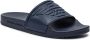 Emporio Armani Platte PVC Logo Muiltjes Blauw Blue Dames - Thumbnail 2