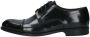 Exton Leren Veterschoenen Black Heren - Thumbnail 2