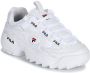 Fila Wit Rood Lage Top Dames Sneakers White Unisex - Thumbnail 3