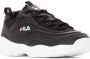 Fila Logo geborduurd sneakers Zwart Heren - Thumbnail 2