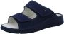 FinnComfort Finn Comfort RAB 01544-049413 Blauwe heren slippers met klittenband sluiting en uitneembaar voetbed - Thumbnail 2