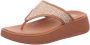 FitFlop F-mode Wo-raf Toe-post Sandalen Bruin Vrouw - Thumbnail 2