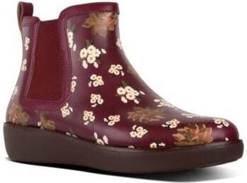 FitFlop Enkellaarzen CHAI DARK FLORAL BERRY MIX