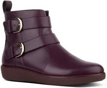 FitFlop Enkellaarzen LAILA DOUBLE BUCKLE BERRY