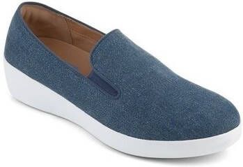 FitFlop Mocassins SUPERSKATE TM LOAFERS SHIMMER DENIM BLUE