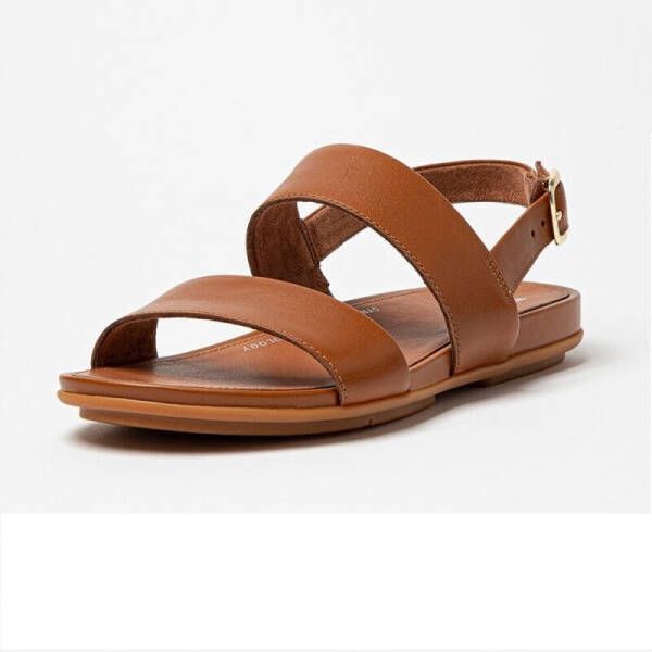 FitFlop Sandalen GRACIE LEATHER BACK-STRAP SANDALS LIGHT TAN