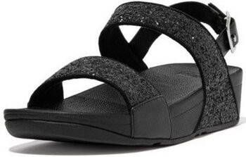 FitFlop Sandalen LULU GLITTER BACK-STRAP SANDALS BLACK GLITTER