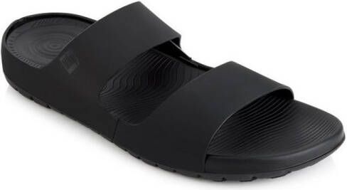 FitFlop Slippers LIDO TM DOUBLE SLIDE SANDALS IN NEOPRENE BLACK