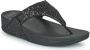 FITFLOP Teenslippers Dames Lulu Glitter Maat: 37 Materiaal: Leer Kleur: Blauw - Thumbnail 6