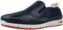 Fluchos Casual Mocassin Loafers Blue Heren - Thumbnail 3