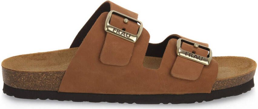 Frau Slippers NABUCK COGNAC