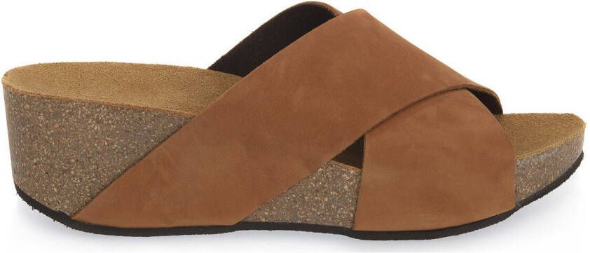 Frau Slippers NABUCK COGNAC