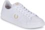 Fred Perry men shoes leather trainers sneakers Wit Heren - Thumbnail 2