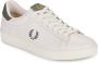 Fred Perry Leren Spencer Sneakers Beige Heren - Thumbnail 2