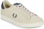 Fred Perry Gestructureerde Spencer Sneakers Beige Heren - Thumbnail 3