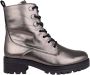 Gabor Elegante leren enkellaars zilver Gray Dames - Thumbnail 2