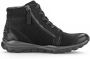 Gabor Comfortabele Rollingsoft Veterschoenen Black Dames - Thumbnail 4