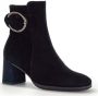 Gabor Zwarte Gesloten Booties Enkellaarzen Black Dames - Thumbnail 2