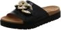 Gabor black casual open slippers Zwart Dames - Thumbnail 2