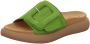 Gabor Slippers platform summer shoe slippers with large decorative buckle - Thumbnail 1