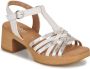 Gabor Lichtgewicht hoge hak sandalen White Dames - Thumbnail 2