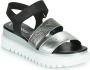 Gabor multi casual open sandals Zwart Dames - Thumbnail 1