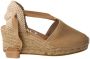 Gaimo Beige Espadrille Sandaal met Lintsluiting Beige Dames - Thumbnail 2