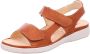 Ganter 200181 GINA Platte sandalenDames SandalenPopulaire damesschoenen Cognac - Thumbnail 2