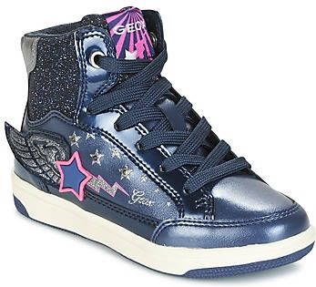 GEOX rits veter LED hoge wings sneakers J74L5A navy