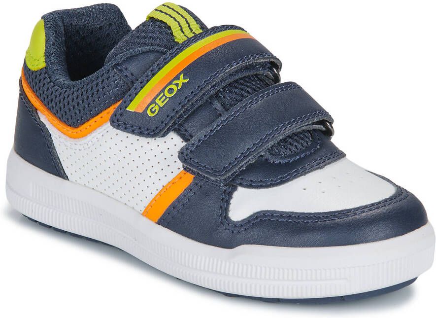 GEOX Arzach Blauw-Groene Velcroschoen