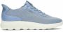 Geox Blauwe Casual Textiel Sneakers Vrouwen Blue Dames - Thumbnail 3