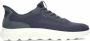 Geox Blauwe Casual Textiel Sneakers met 3cm Rubberen Zool Blue Heren - Thumbnail 3