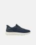 Geox Blauwe Casual Textiel Sneakers met 3cm Rubberen Zool Blue Heren - Thumbnail 14