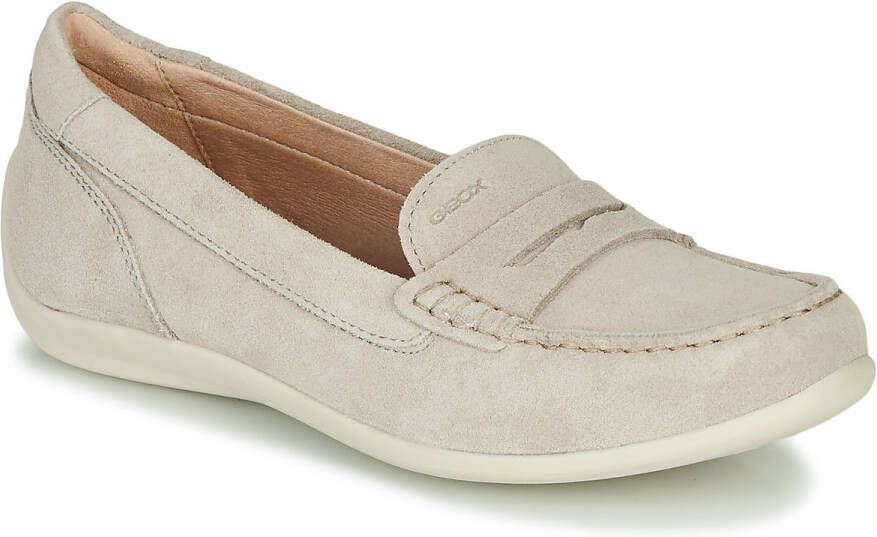 Geox Business Shoes Loafers Red Beige Dames