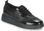 Geox Stijlvolle Lace-up Laarzen voor Vrouwen Black Dames - Thumbnail 2