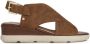 Geox Bruine Platte Sandalen D Pisa Brown Dames - Thumbnail 2