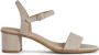 Geox Beige Platte Sandalen voor Vrouwen Beige Dames - Thumbnail 2