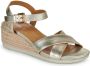 GEOX ISCHIA CORDA DAMES Sandalen LICHT GOUD - Thumbnail 5