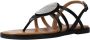 Geox Stijlvolle platte sandalen voor vrouwen Black Dames - Thumbnail 3