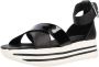 Geox Stijlvolle Platte Sandalen Black Dames - Thumbnail 2