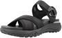 Geox Zwarte platte sandalen voor vrouwen Black Dames - Thumbnail 9