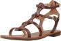 Geox Stijlvolle platte sandalen voor vrouwen Brown Dames - Thumbnail 3