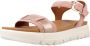 Geox Comfortabele platte sandalen voor vrouwen Pink Dames - Thumbnail 3