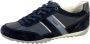 GEOX Wells Blauwe Veterschoenen Heren - Thumbnail 4