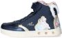 GEOX J SKYLIN GIRL Meisjes Sneakers NAVY PLATINUM - Thumbnail 6