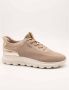 Geox Beige Casual Textiel Sneakers met 3 cm Rubberen Zool Beige Dames - Thumbnail 7