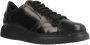 GEOX D 844b E Sneaker laag gekleed Dames Zwart;Zwarte 0062 -DK Grey Black Scam.Vern. Sint - Thumbnail 2