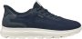 Geox Blauwe Casual Textiel Sneakers met 3cm Rubberen Zool Blue Heren - Thumbnail 13